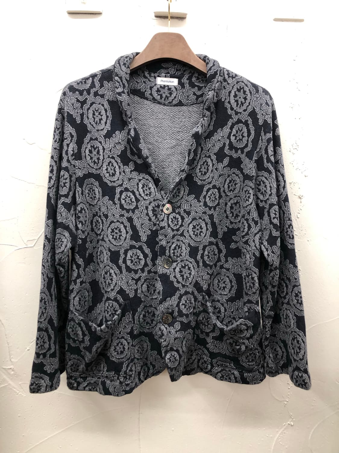 plantation 자카드 코튼 블레이저 상품이미지1