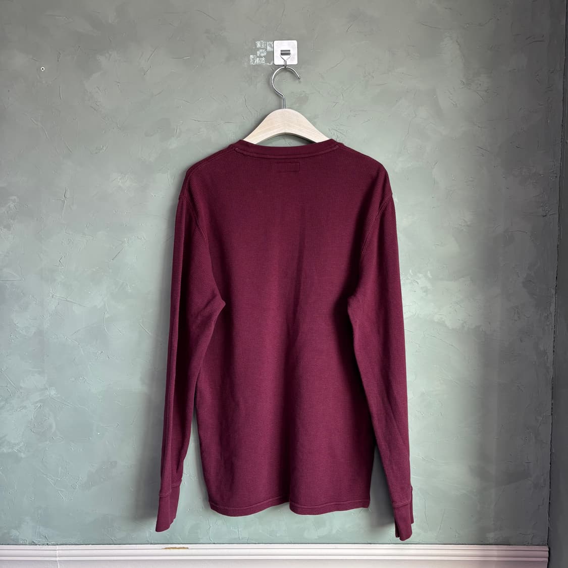 폴로 랄프로렌 와플 롱슬리브 버건디 상품이미지4