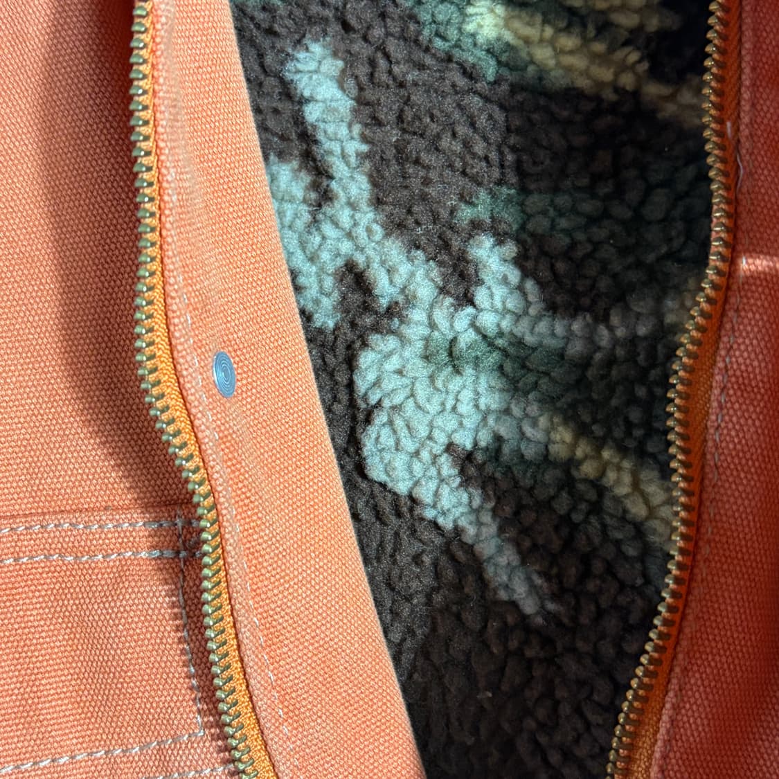 디키즈 코듀로이 오렌지 카라 워크 자켓 상품이미지6