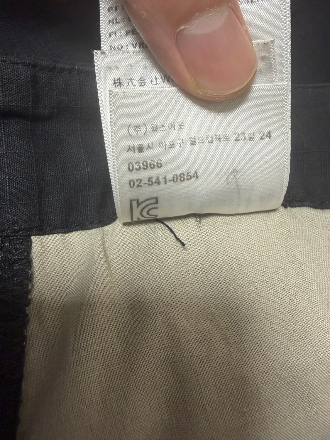 칼하트 wip 레귤러 카고팬츠 블랙 상품이미지6