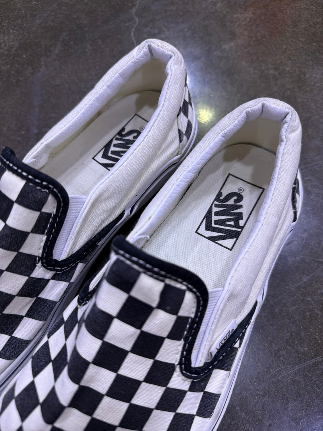 반스 체커보드 슬립온 스니커즈 260 상품이미지5