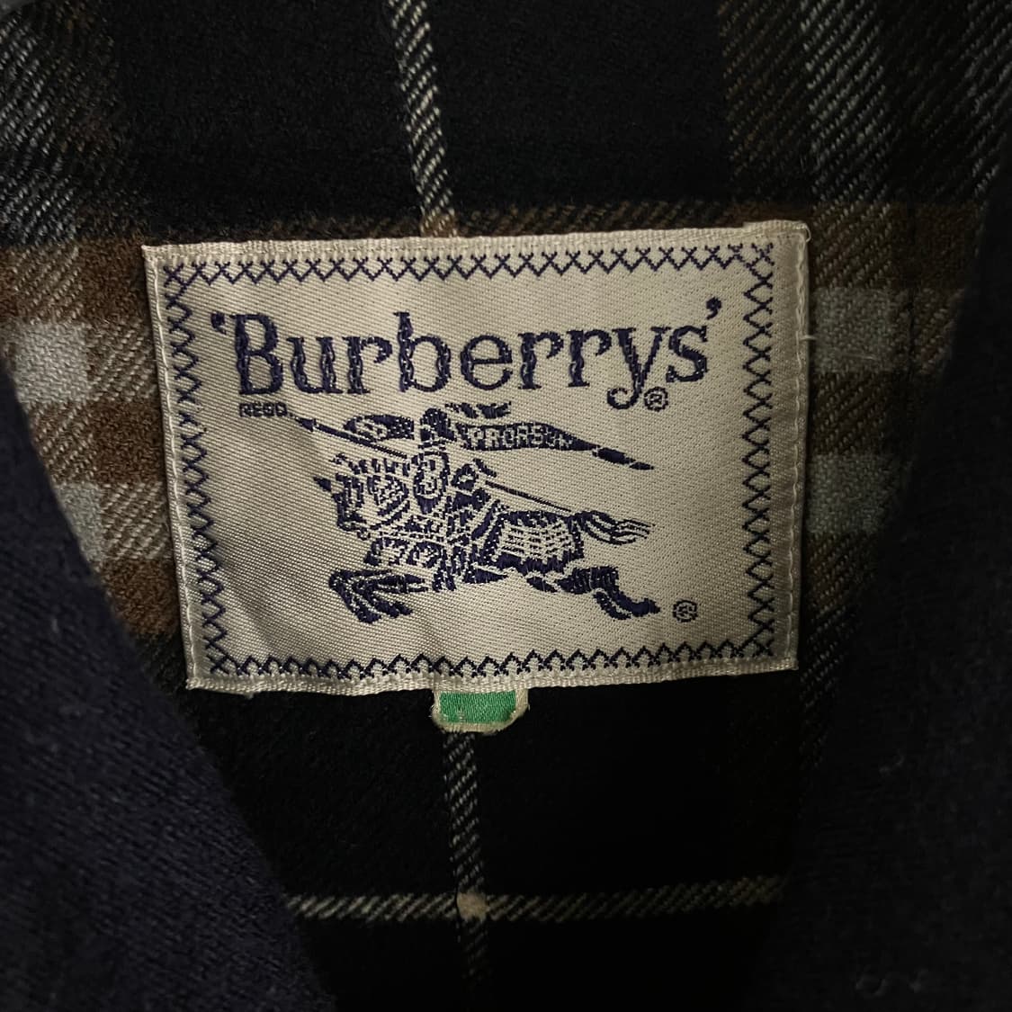 버버리 네이비 울 블루종 자켓 상품이미지3