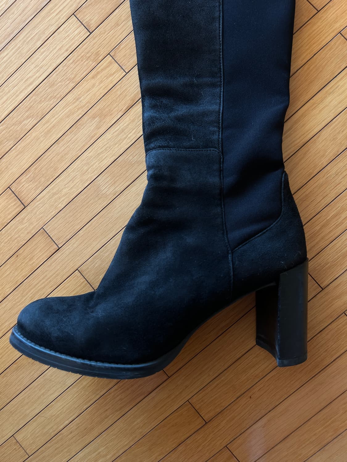 스튜어트 와이츠먼 스웨이드 롱부츠 상품이미지3