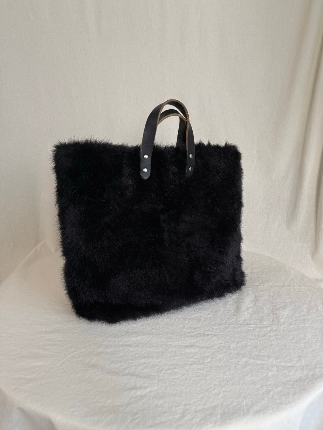 Tembea 빅사이즈 퍼 토트백 상품이미지3