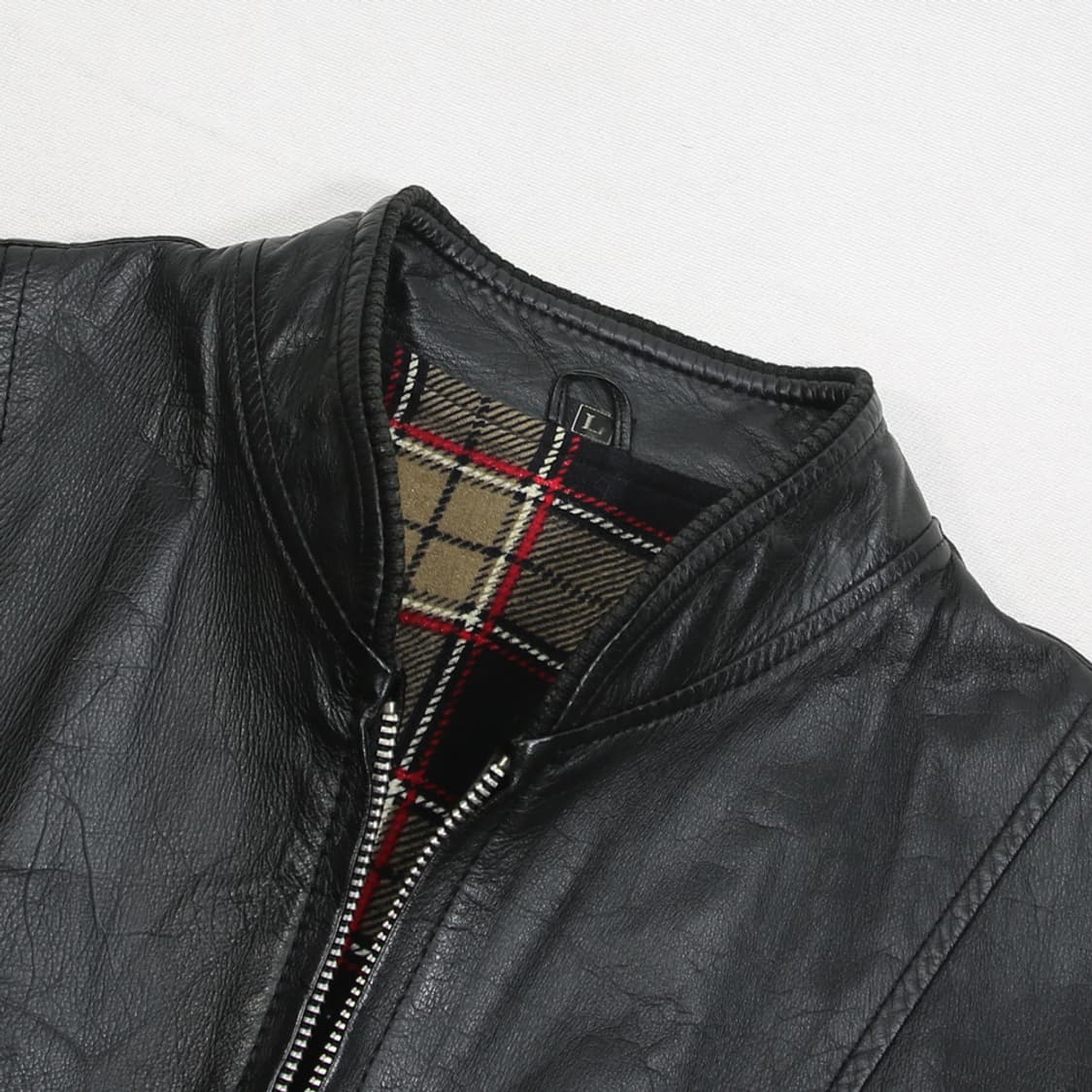 (착용컷) 리얼 레더 블루종 (남성용 95~98) 상품이미지6