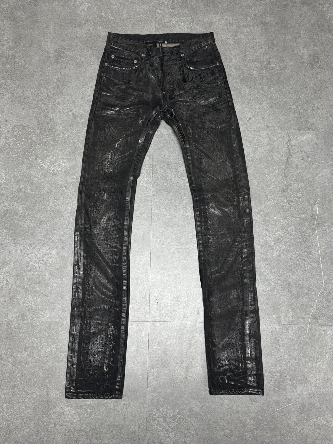 디올 FW09 블랙 왁스 코팅진 상품이미지1