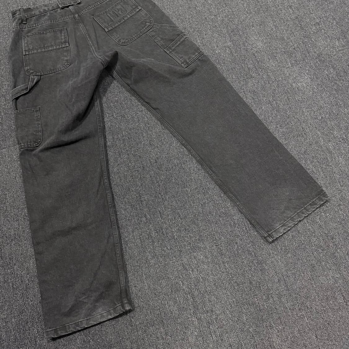 플라스틱 프로덕트 Mpa 더블니 카팬터 블랙 데님팬츠 상품이미지6