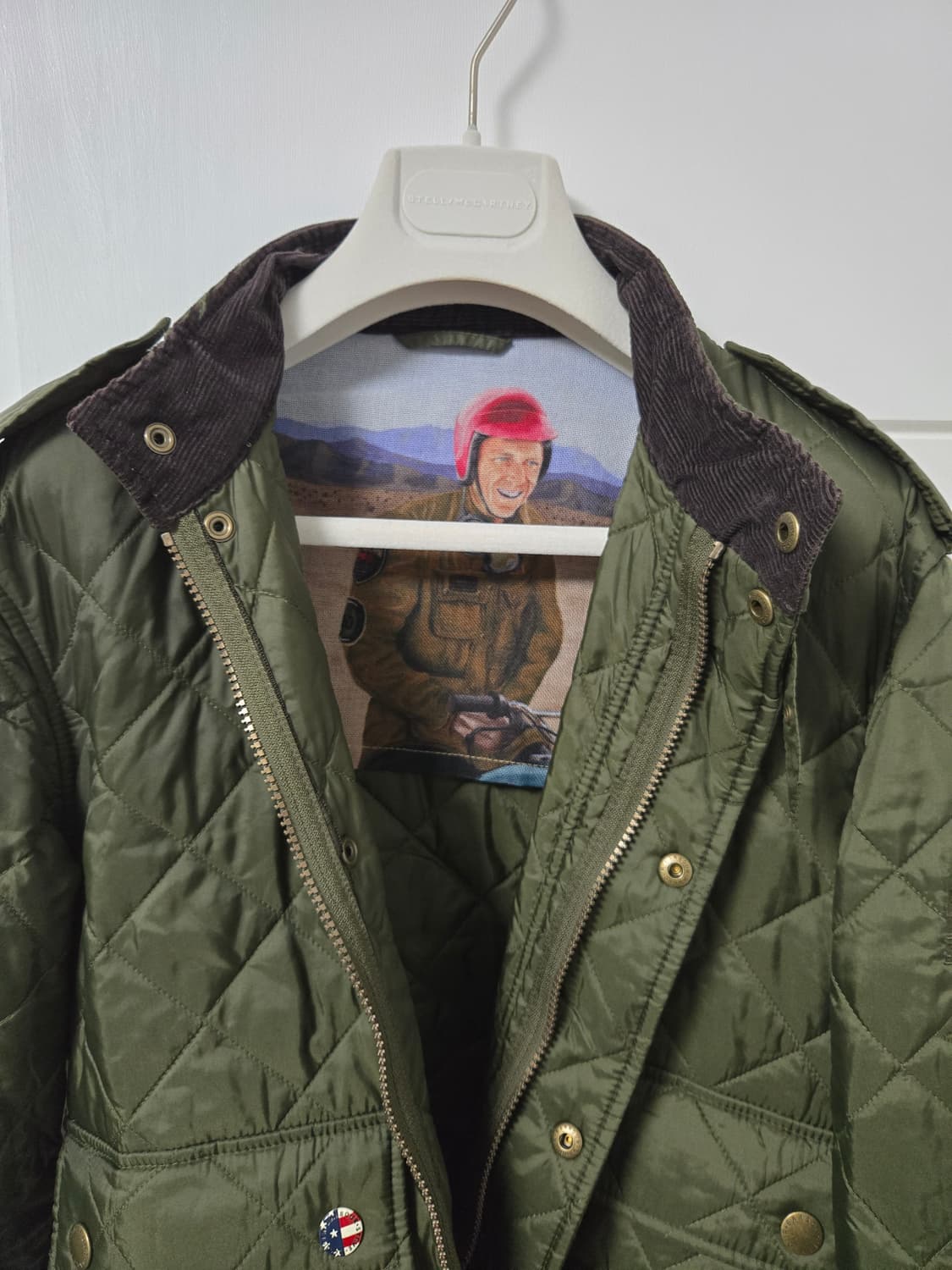 바버 barbour 스티브맥퀸 퀼팅 점퍼 M 상품이미지3