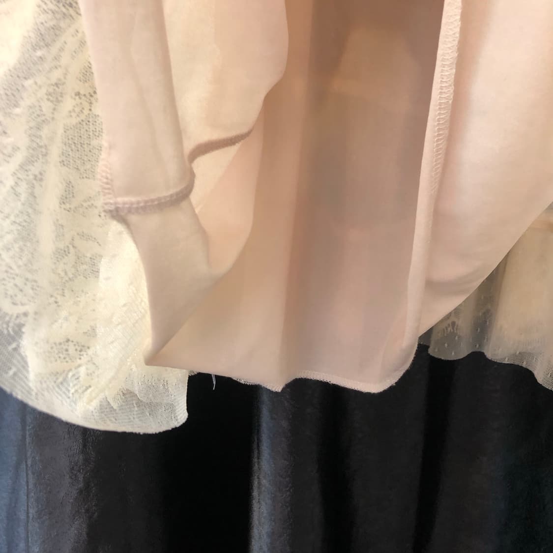 Vintage 💿 coward beige lace s 상품이미지6