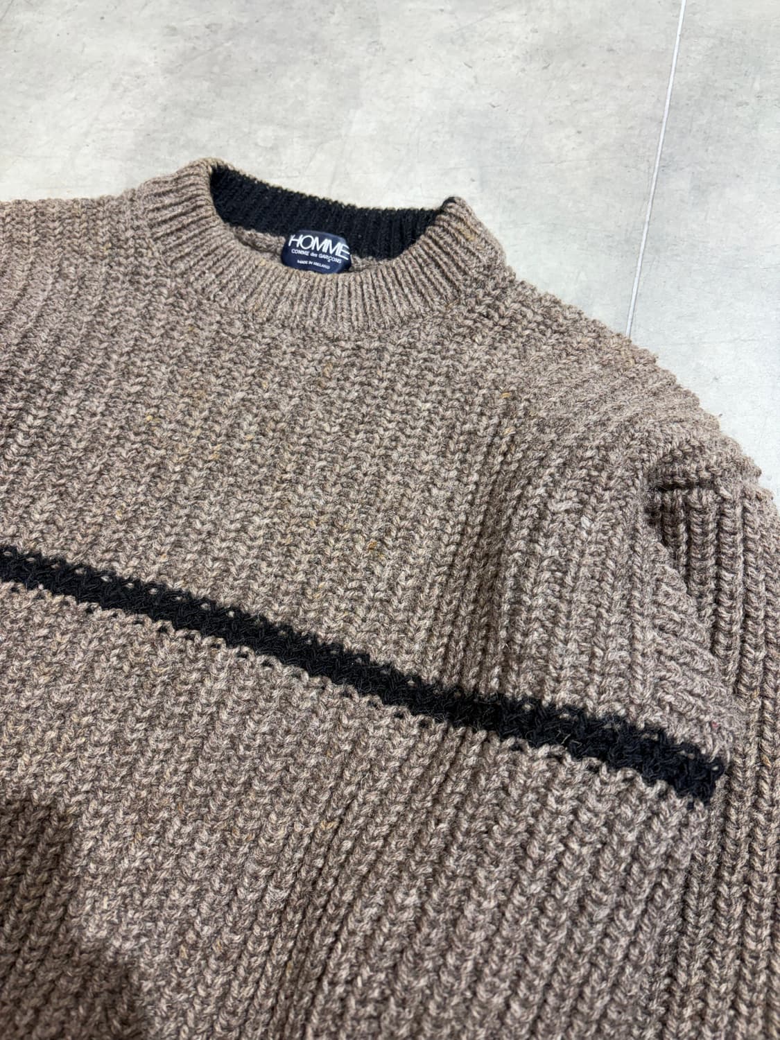 80s Comme des Garcons Homme 헤비울 니트 상품이미지3