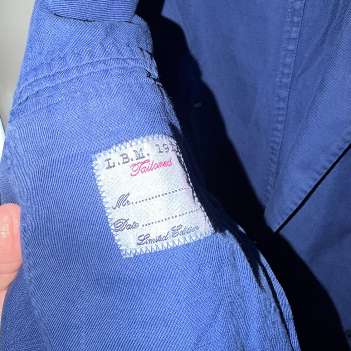 L.B.M 1911 남성 더블 자켓 블루 (남성 95정도) 상품이미지4