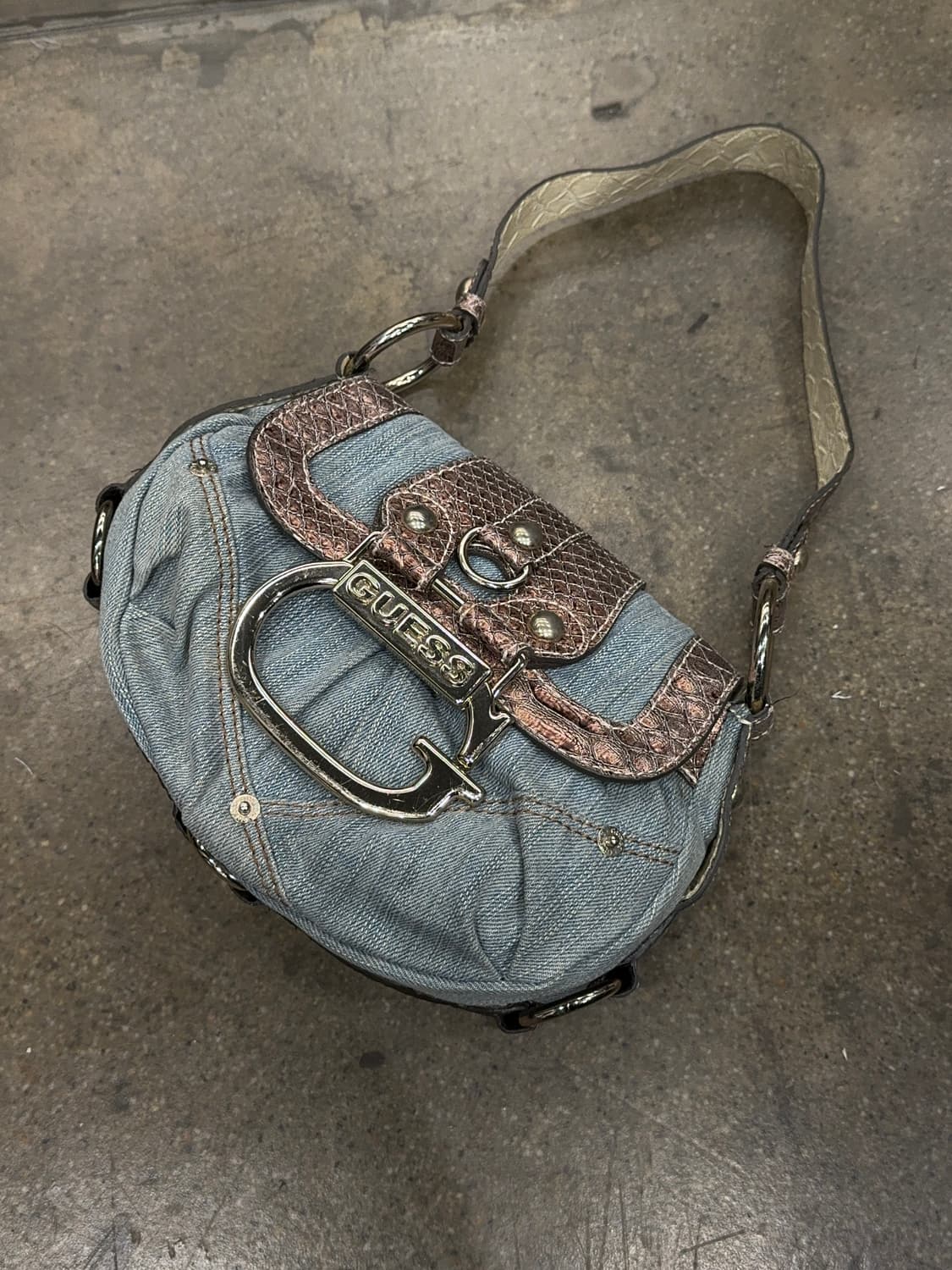 Guess rare denim shoulder bag 상품이미지2