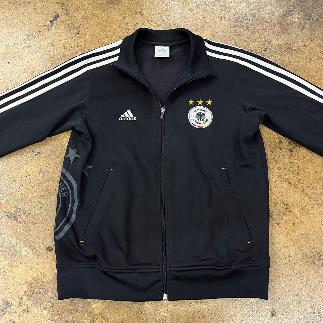 아디다스 독일 블랙 져지 트랙탑 95 상품이미지3