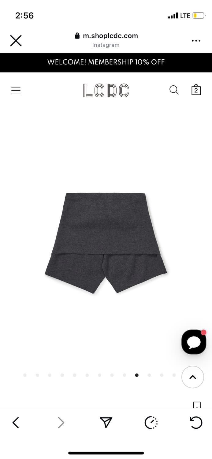 Lcdc tm  TIED DETAIL LAYERED KNIT SKIRT  상품이미지5