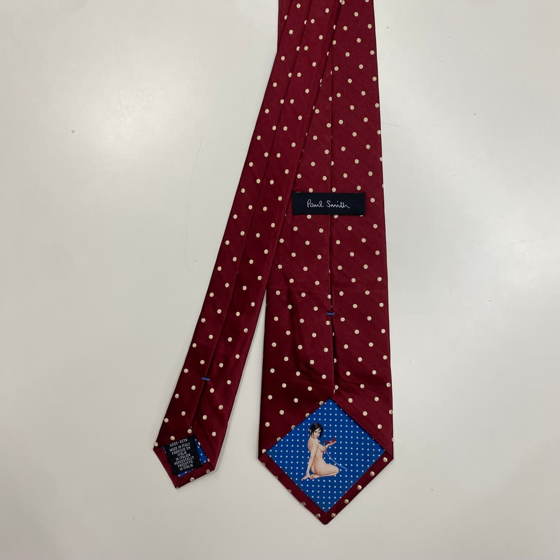 폴스미스(paul smith) 정품 명품 도트넥타이 8.7cm 상품이미지3
