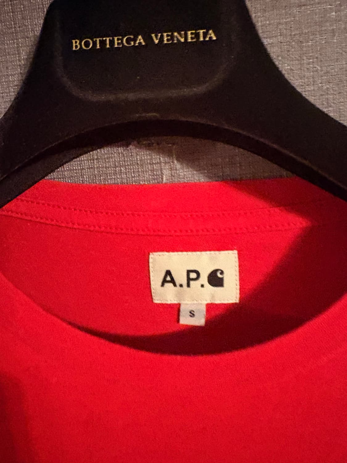 A.P.C. x Carhartt Work T-Shirt Red S 상품이미지2