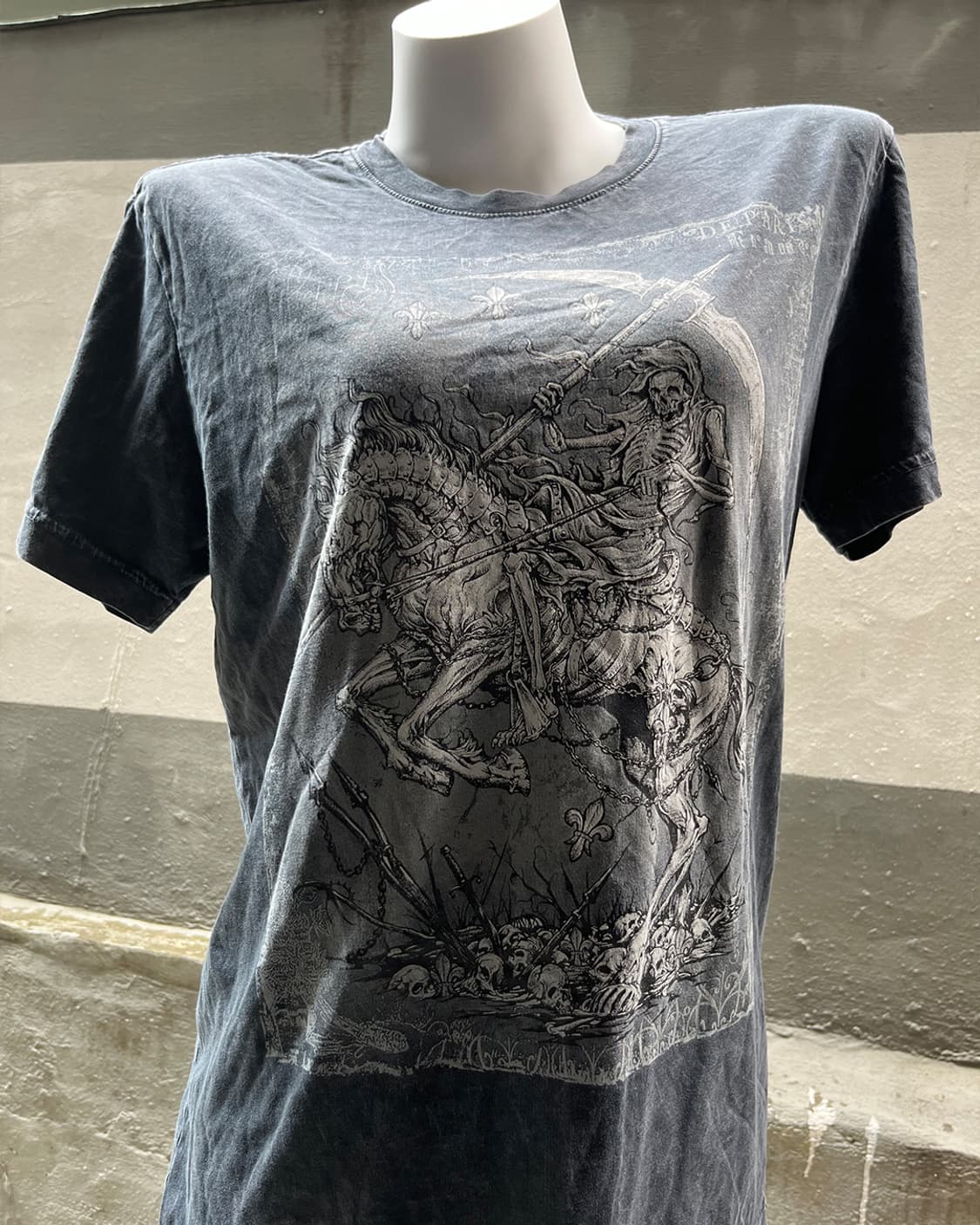 Buckaroo skull printing T-shirts 상품이미지2