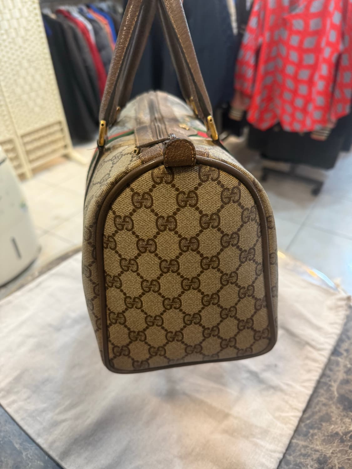 정품 구찌 오디피아 빈티지 토트백 팝니다 상품이미지5