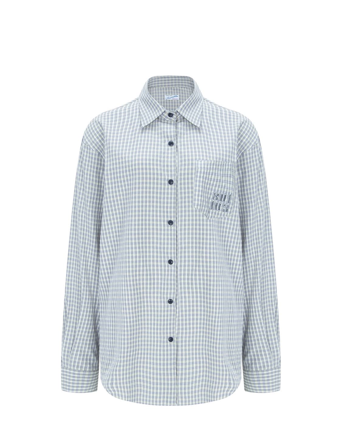 플리즈노팔로우 Taryn Patch Check Shirt 팝니다. 상품이미지3
