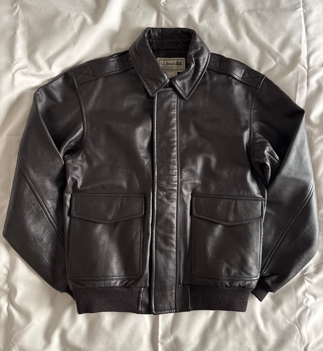 [L] 엘엘빈 ll bean a2 고트 레더 가죽자켓 상품이미지2