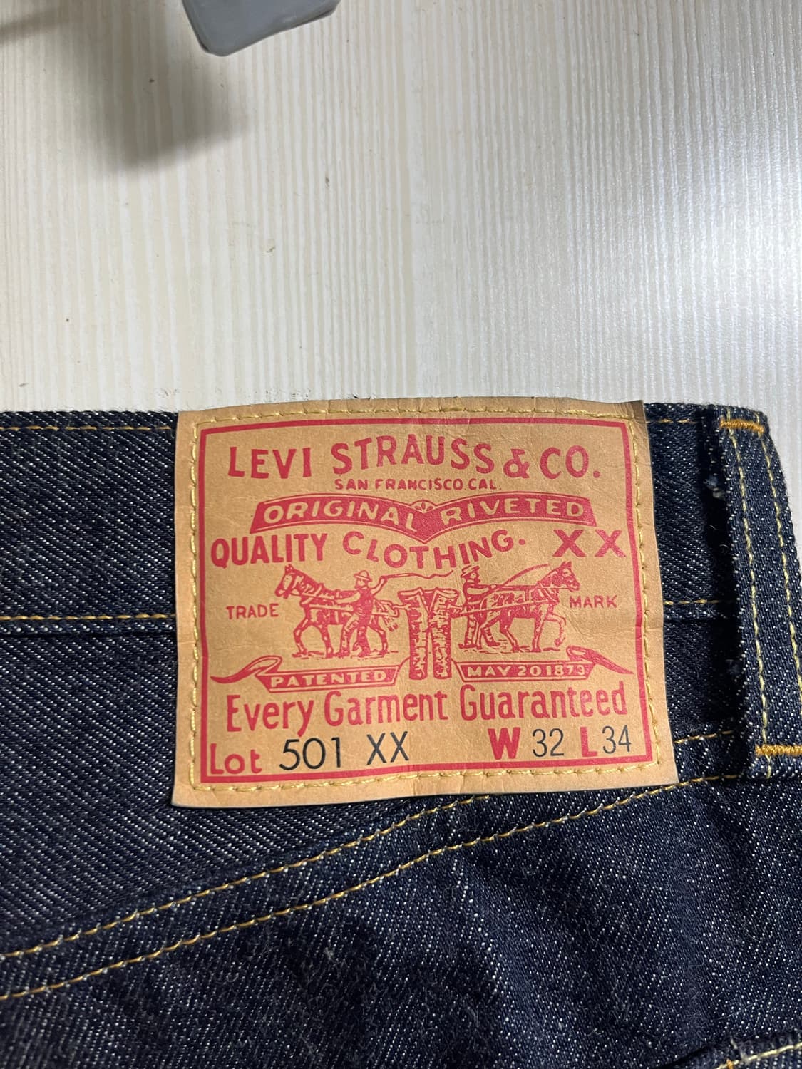 LVC 55501 32x34  1회 소킹한 새상품 상품이미지3