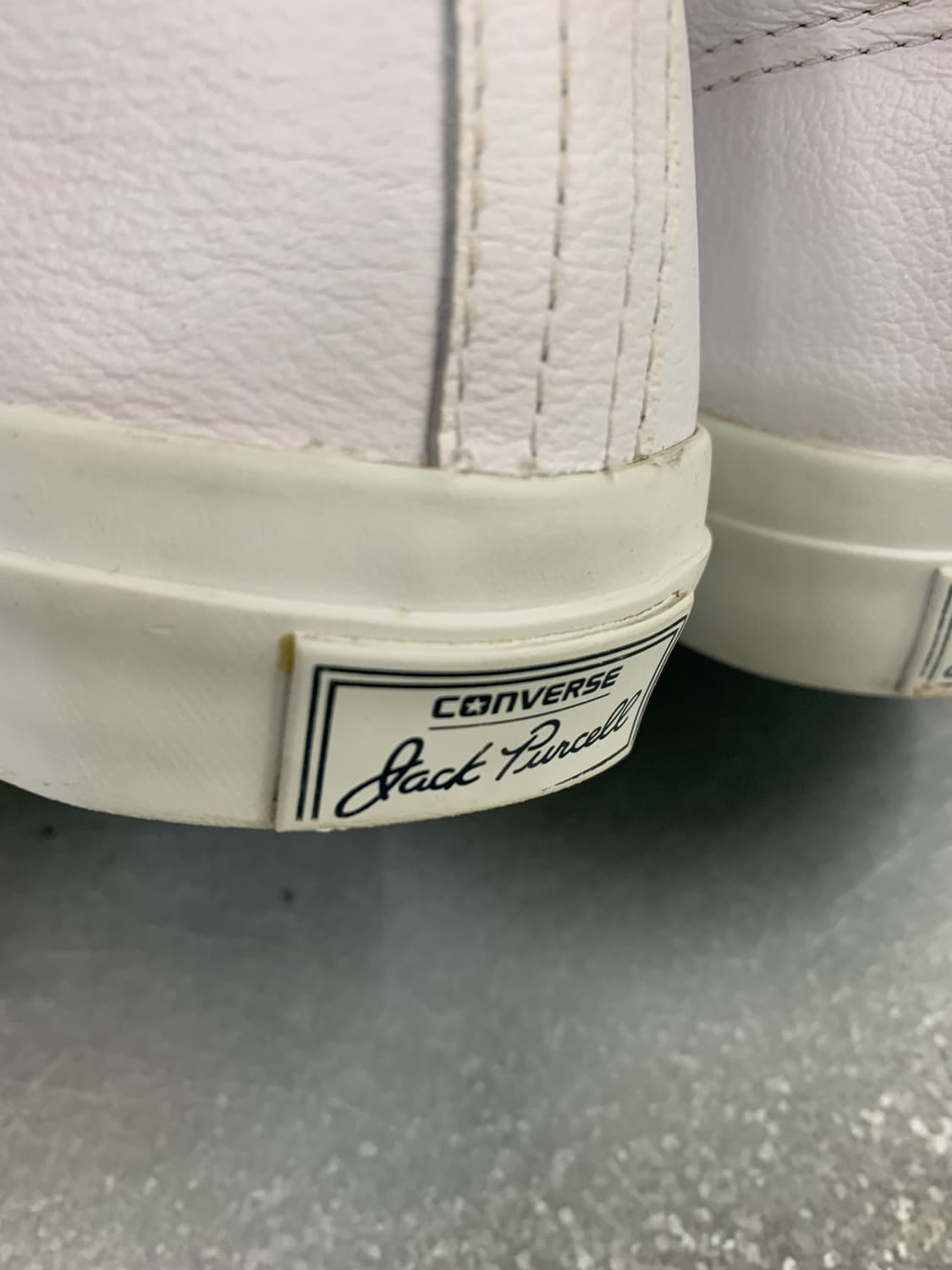 컨버스 잭퍼셀 레더 화이트 265 상품이미지7