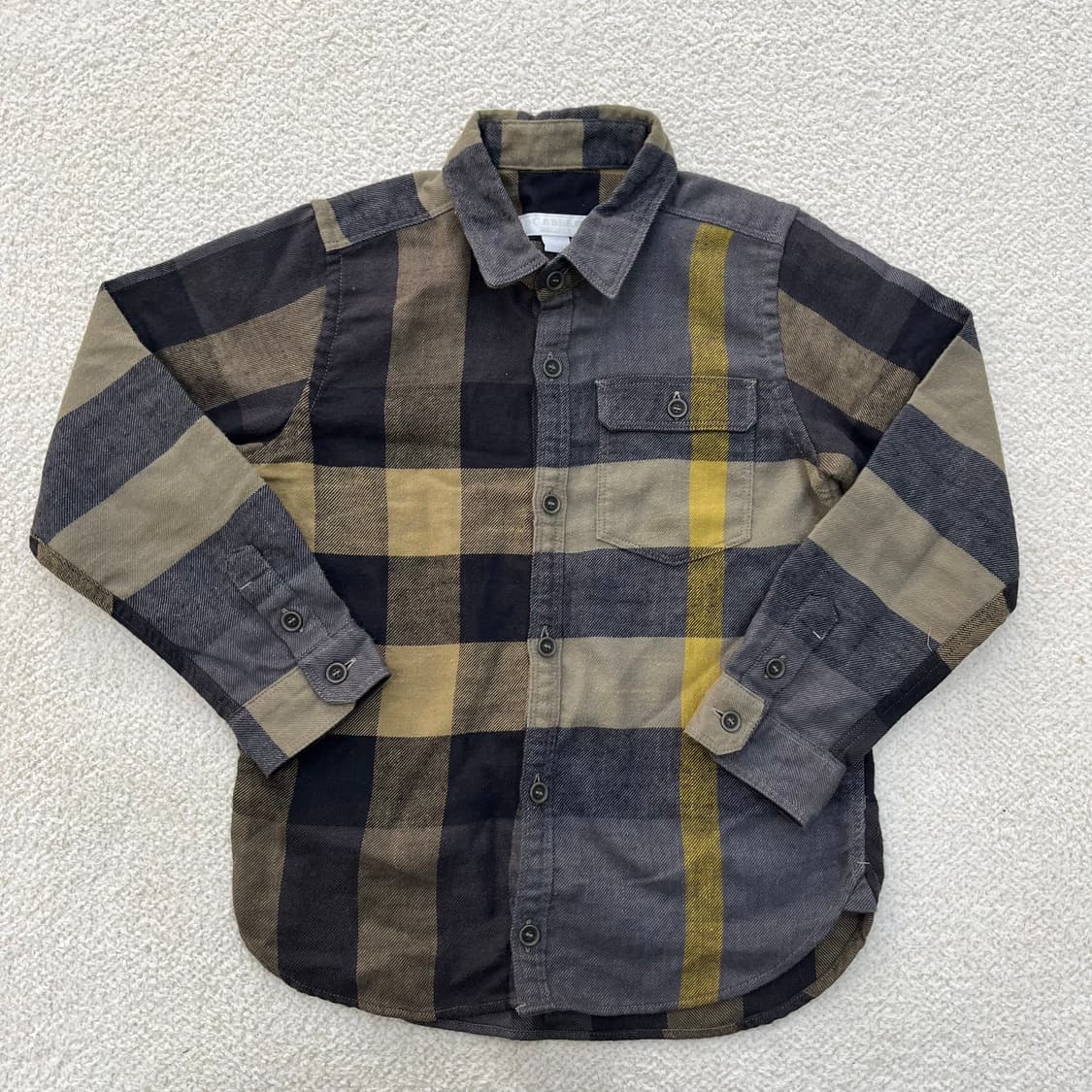 6Y 버버리 키즈 체크 셔츠 남방 0310M 상품이미지1