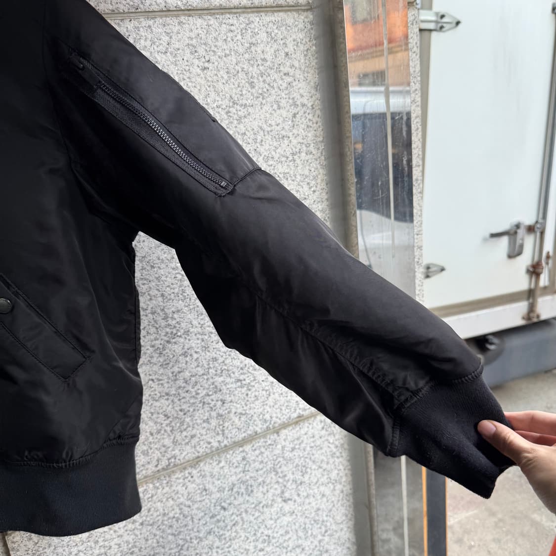 GUXUndercover 프리덤 노이즈 MA-1 자켓 상품이미지7