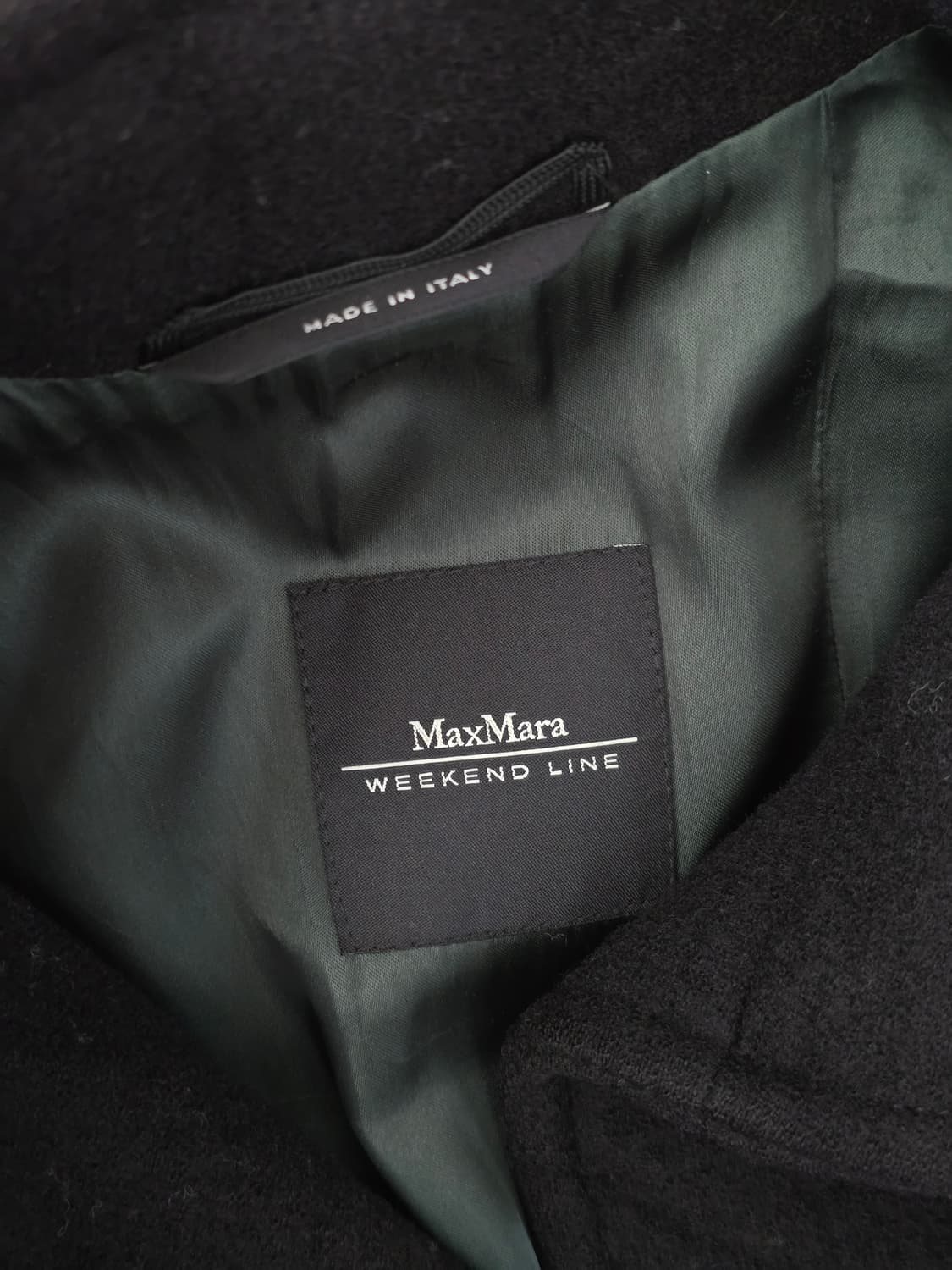 Maxmara 막스마라 울코트 블랙 S  상품이미지5