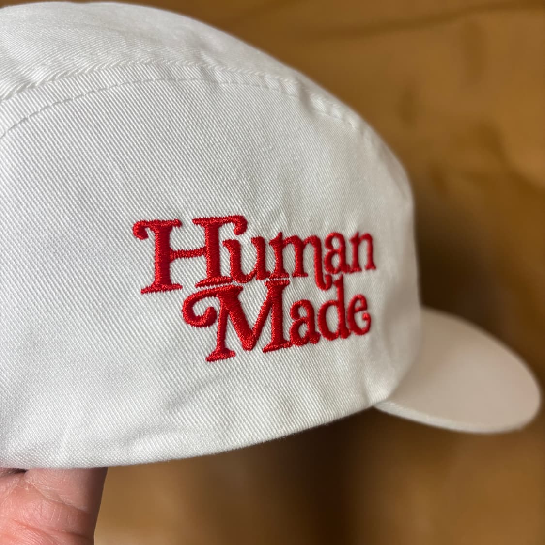 휴먼메이드 걸스 돈 크라이 캠프캡 모자 워시드 화이트 상품이미지9