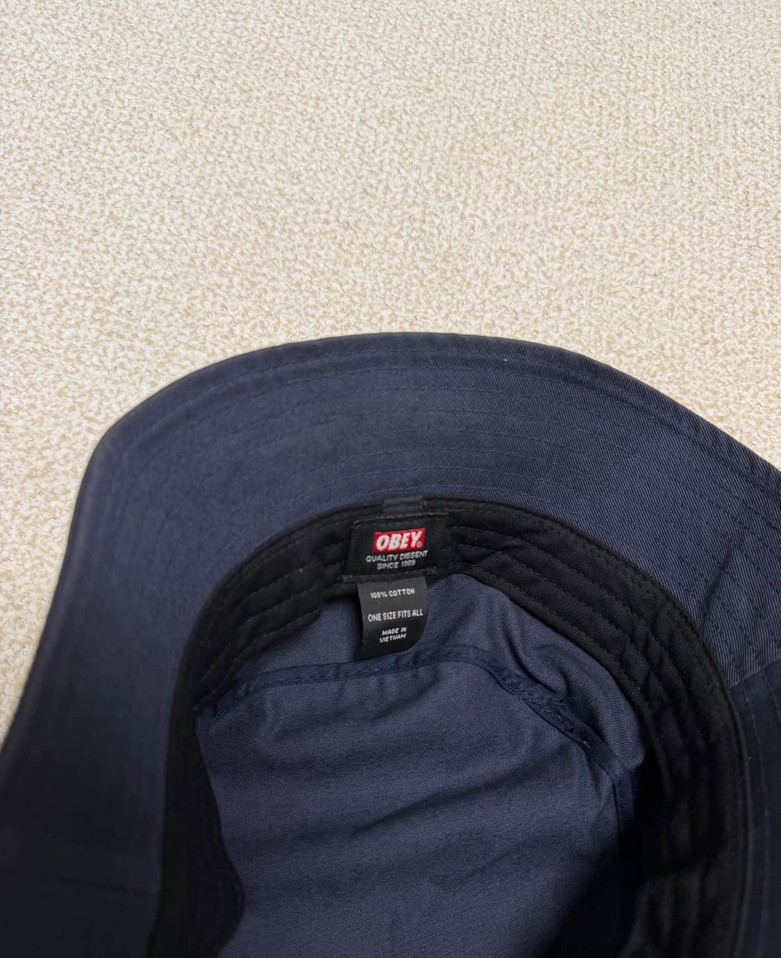 오베이 네이비 버킷햇 상품이미지3