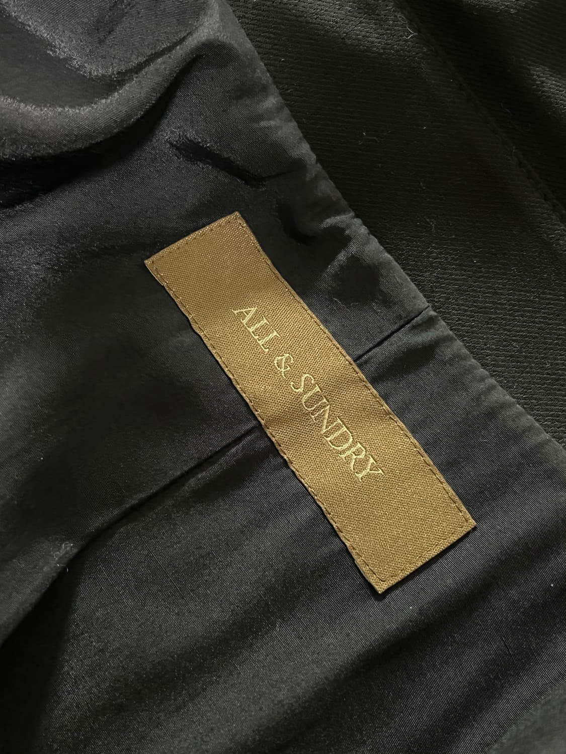 All&sundry 네이비 트렌치 상품이미지6