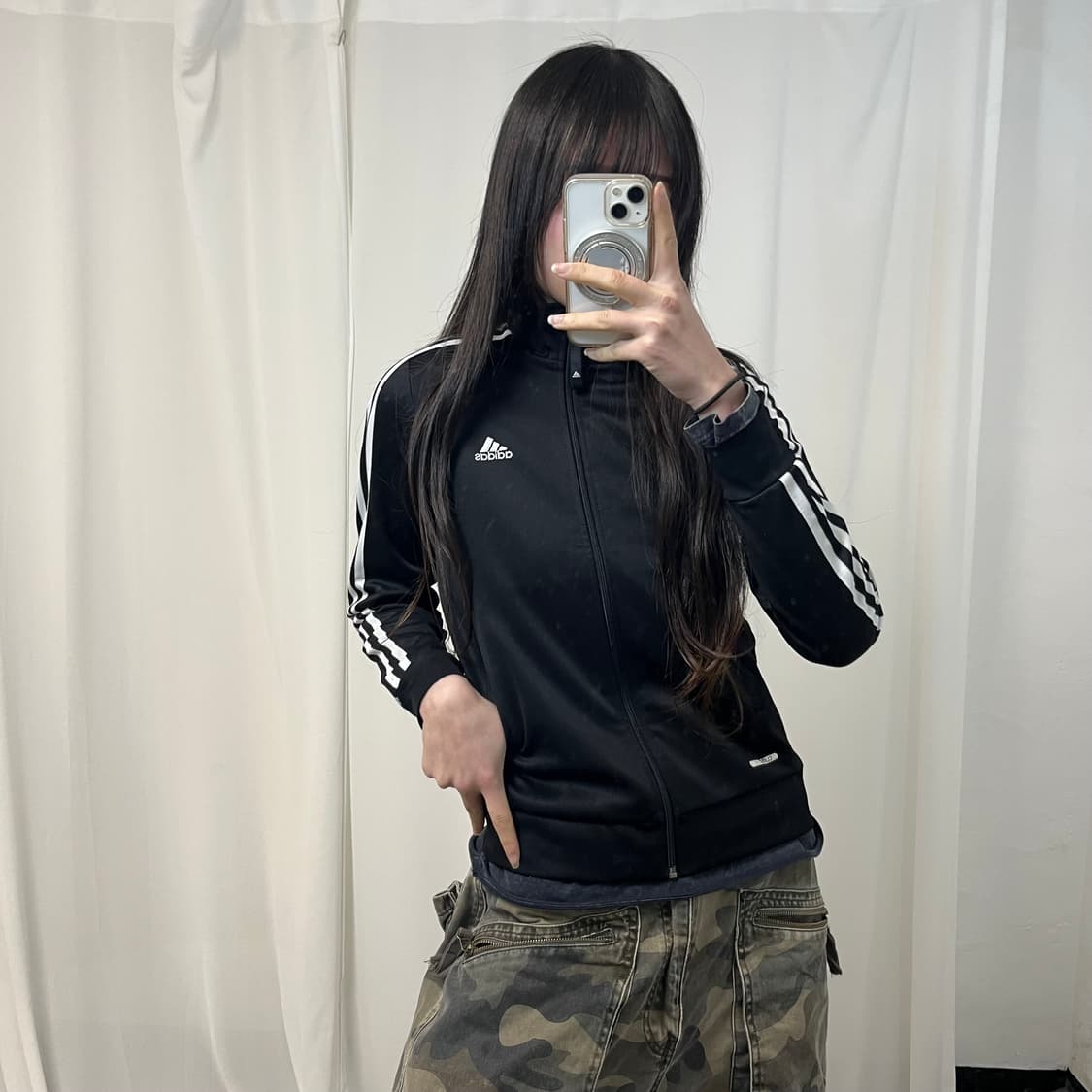 Adidas Black Track Jersey 상품이미지2