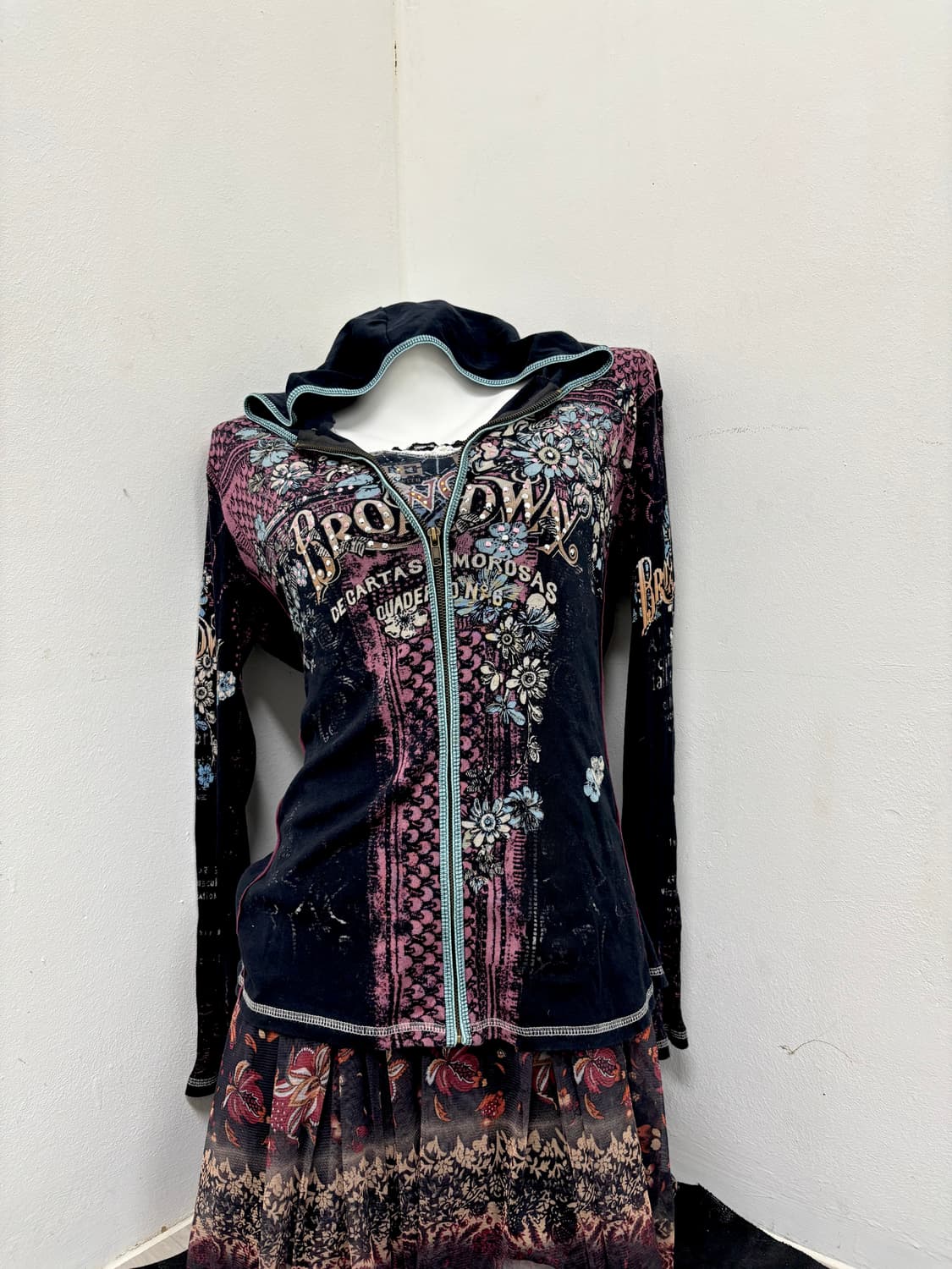 “Vintage” 00’s Design Oriental Mood Hood 상품이미지8