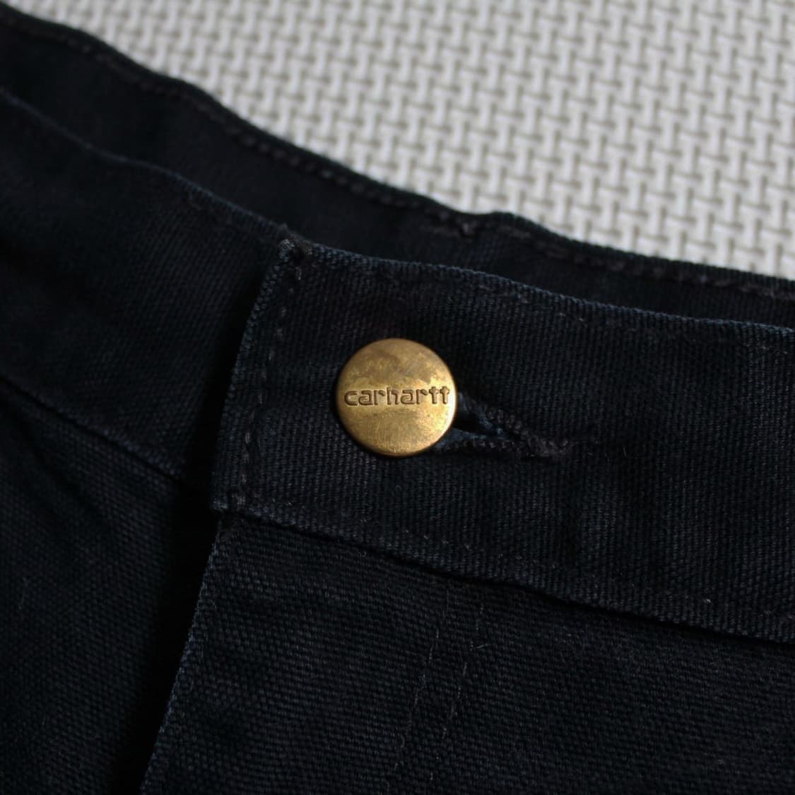 Carhartt 칼하트 B01 BLK 오리지널핏 덕 워크팬츠  상품이미지4