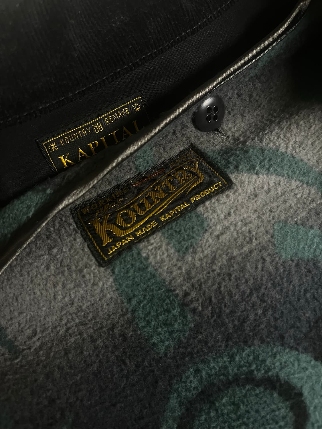 Kapital oil Coated Drizzler Jacket 상품이미지5
