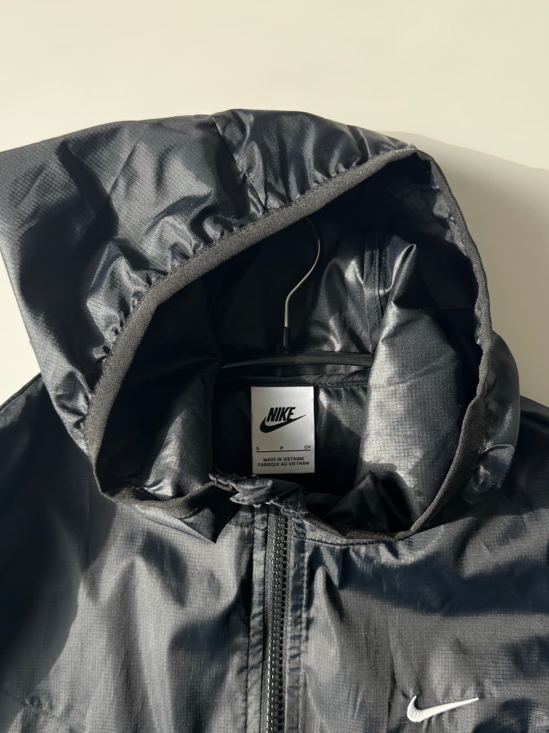 나이키 여성 크롭 바람막이 블랙 S 상품이미지3