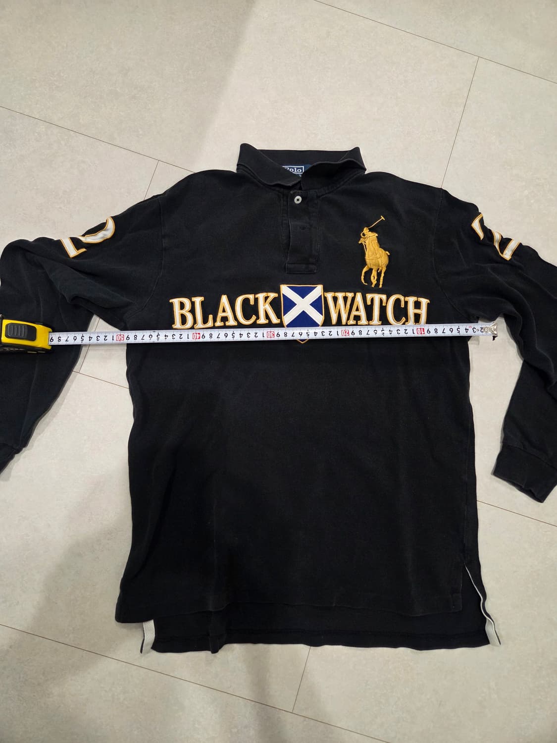 폴로 랄프로렌 치프키프블랙 워치 럭비 카라티 상품이미지6