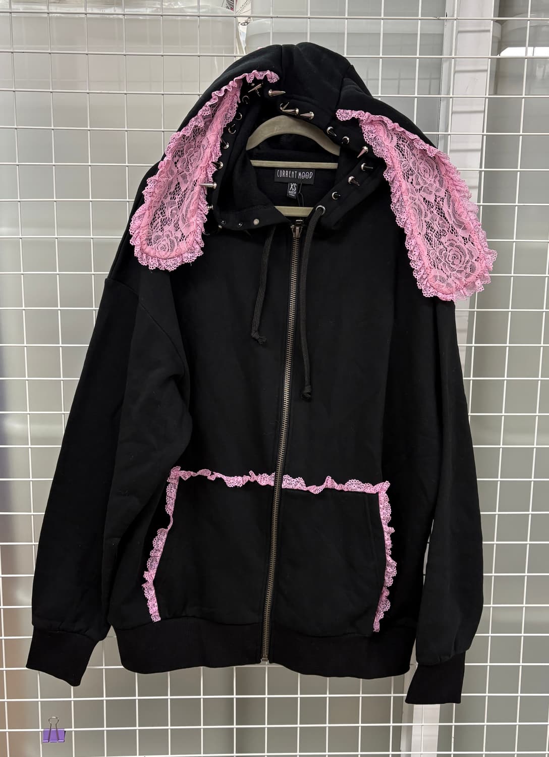 돌스킬 핑크 후드 집업  상품이미지5