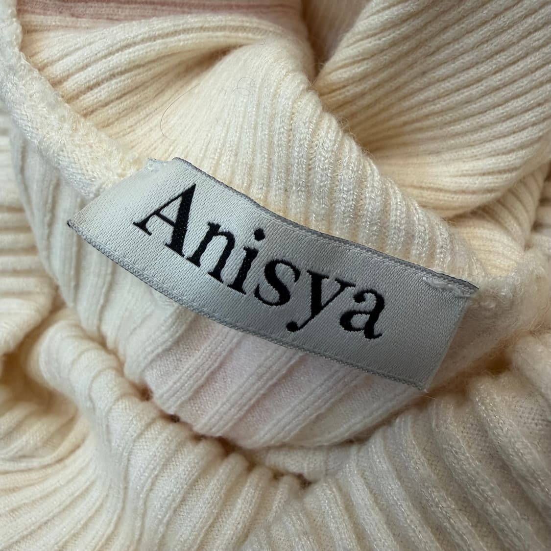 Anisya italy 터틀넥 골지 니트웨어  상품이미지5