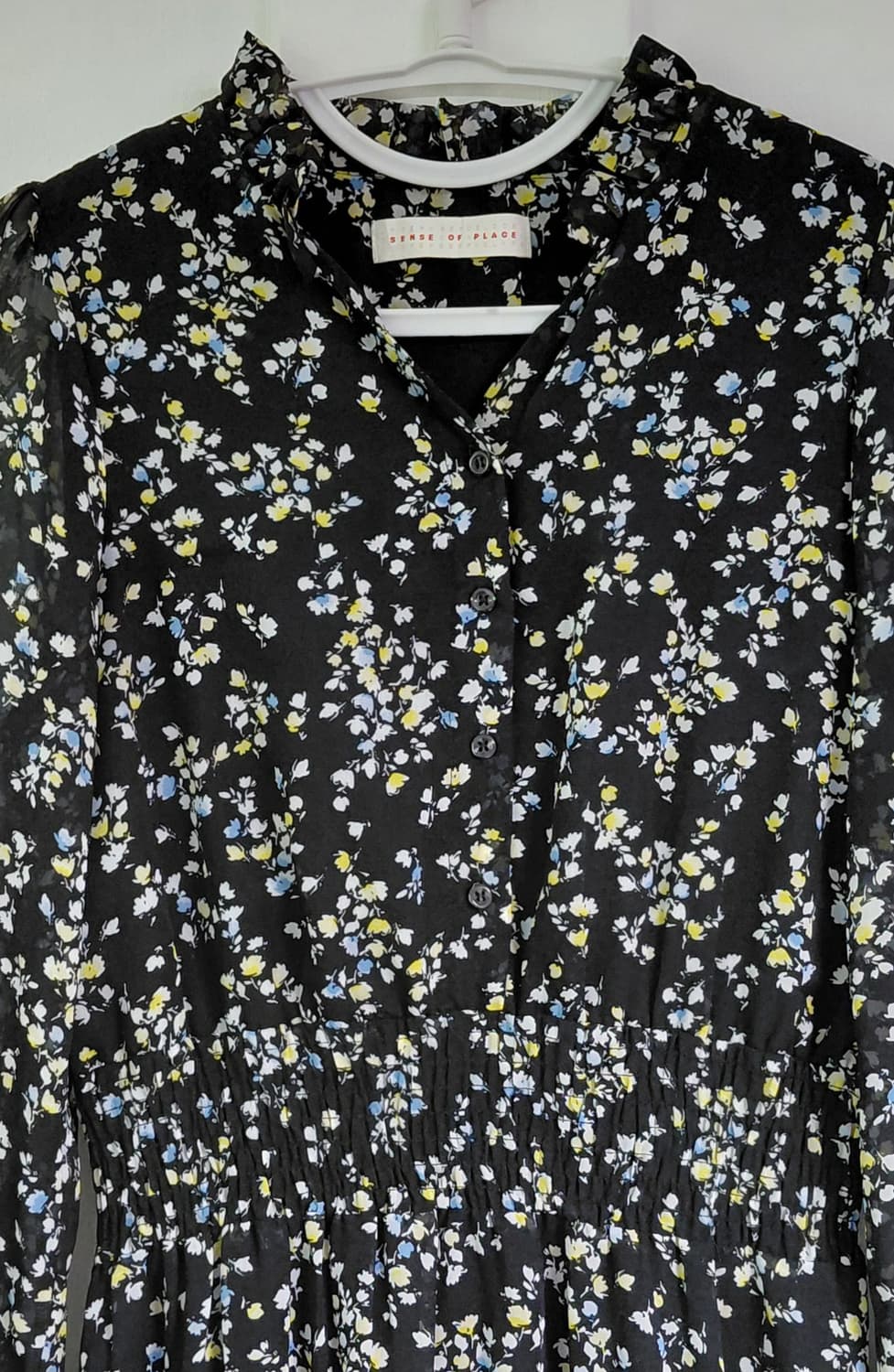 [FREE] 센스오브플레이스 어반리서치 플라워 셔링 롱 원피스 상품이미지3