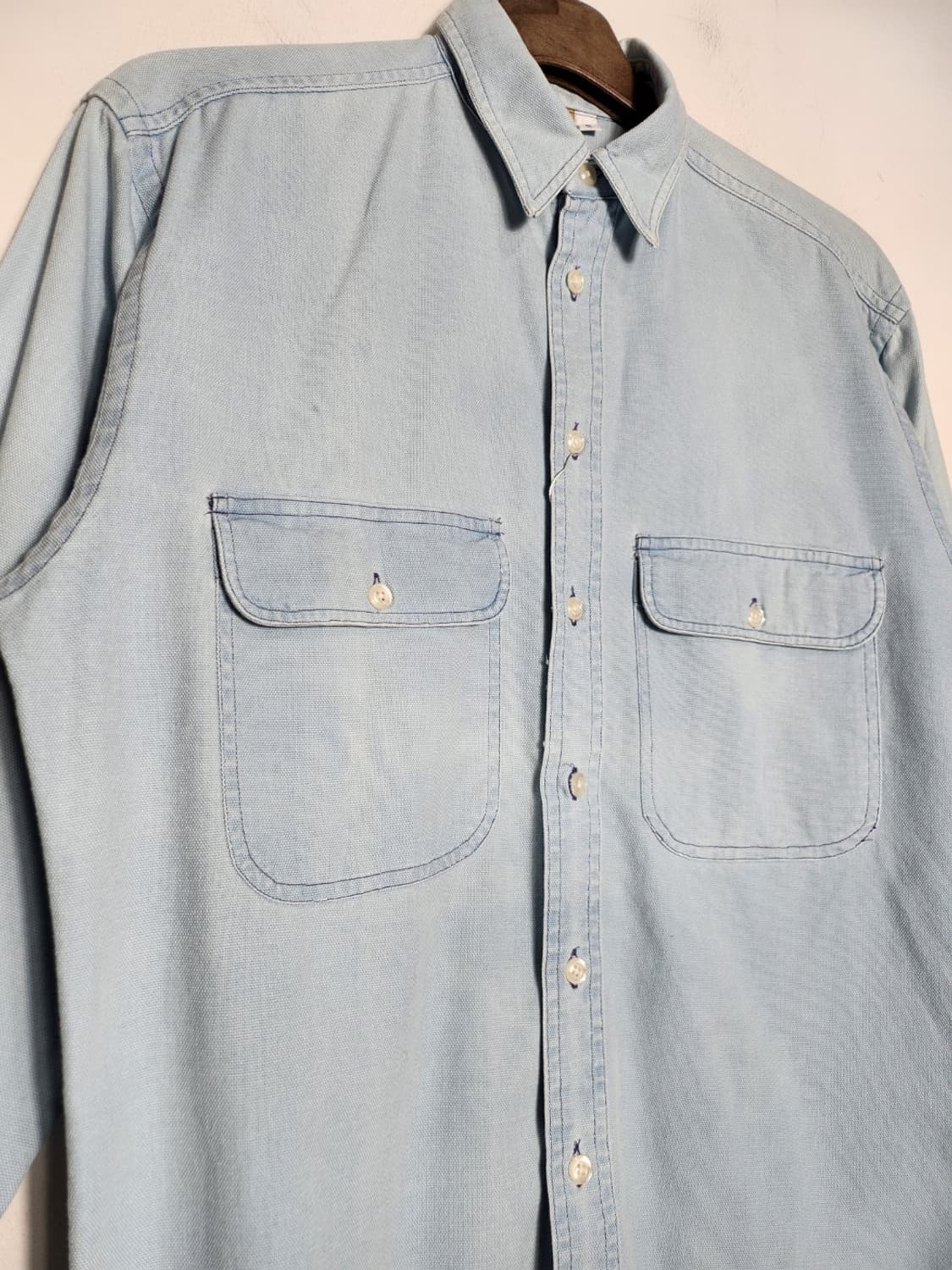 빈티지 데님 워크셔츠 상품이미지2