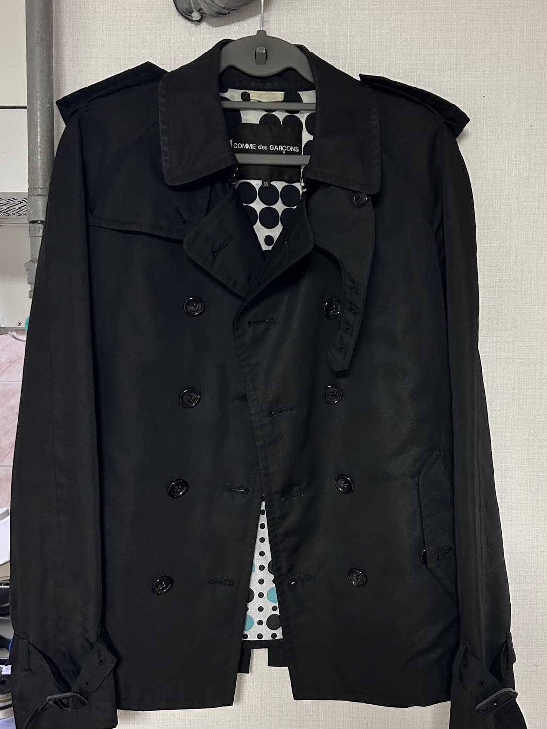 꼼데가르송 옴므플러스 숏 트렌치 자켓 상품이미지9