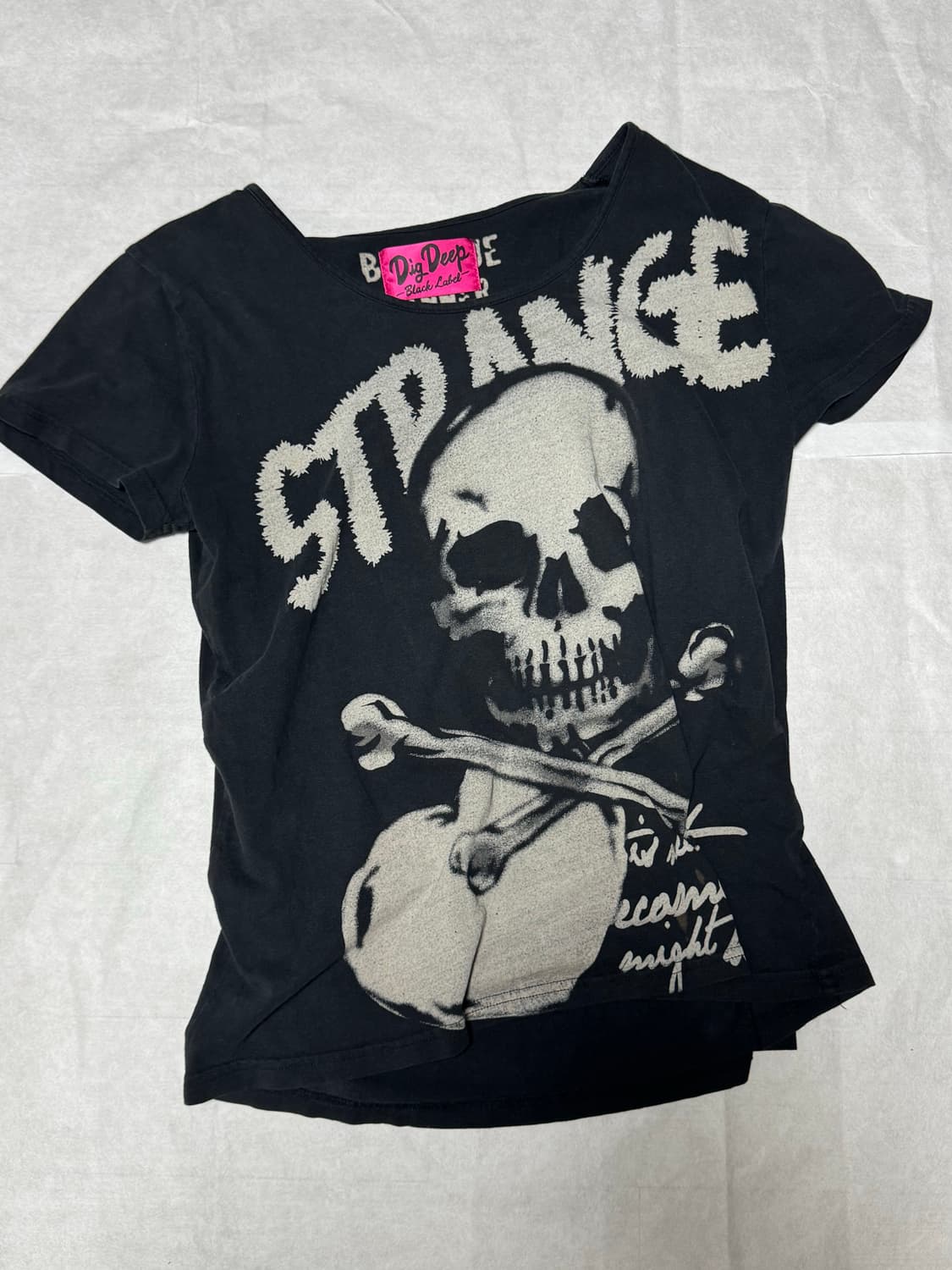 “Dig Deep” Skull Design Punk T-shirt 상품이미지1