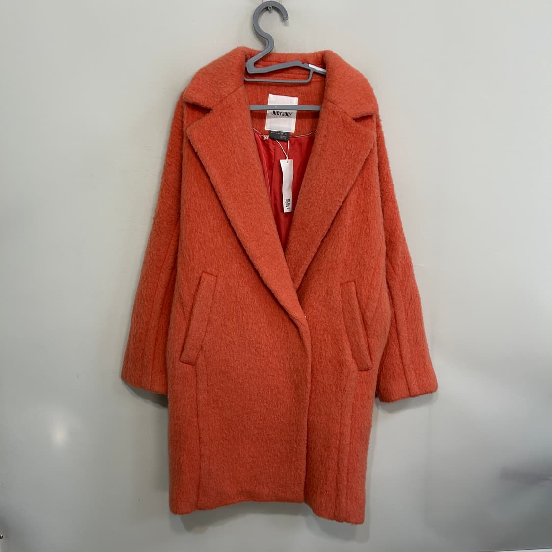 쥬시쥬디 코트 새상품 55정도 벽돌색 상품이미지1