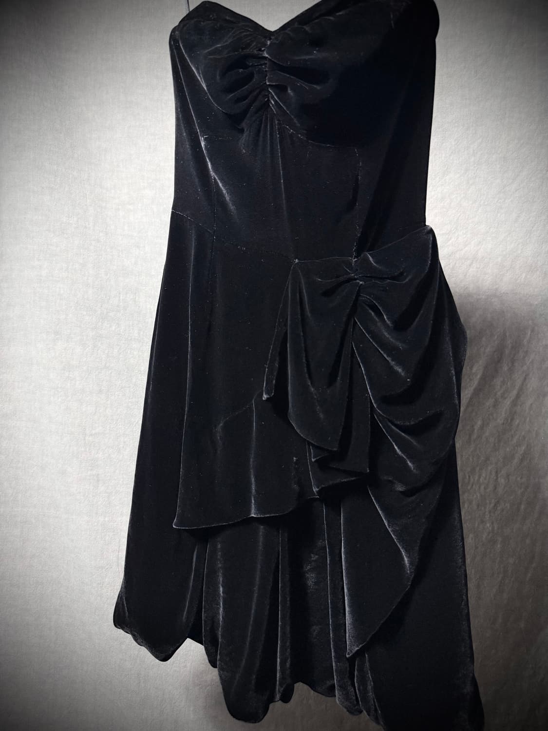 Marc by Marc Jacobs Velvet Draped Dress 상품이미지3