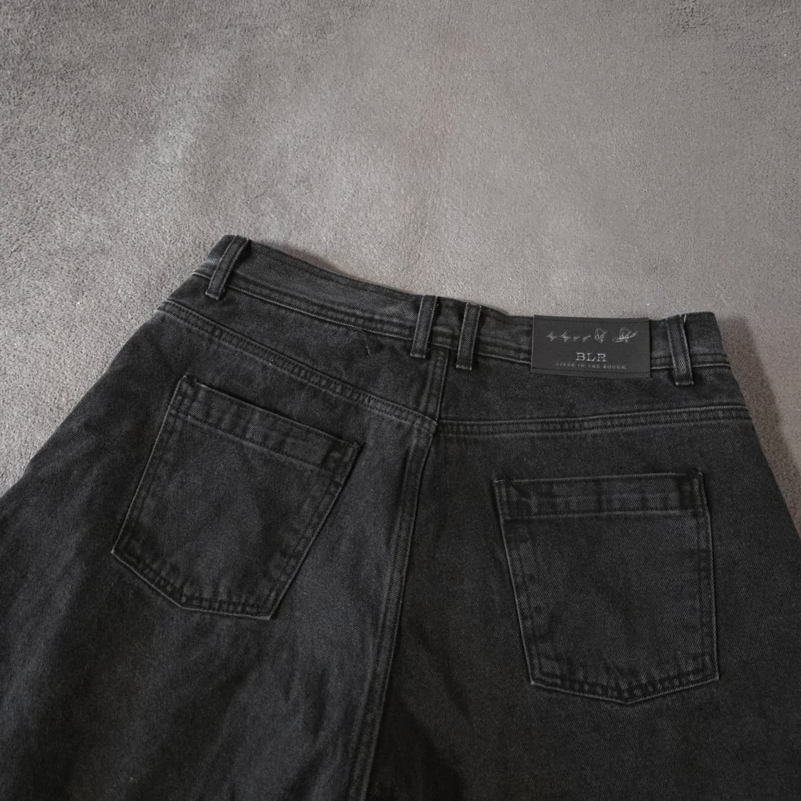 BLR 비엘알 디스트로이드 빈티지 더블 데님 팬츠 L 상품이미지5