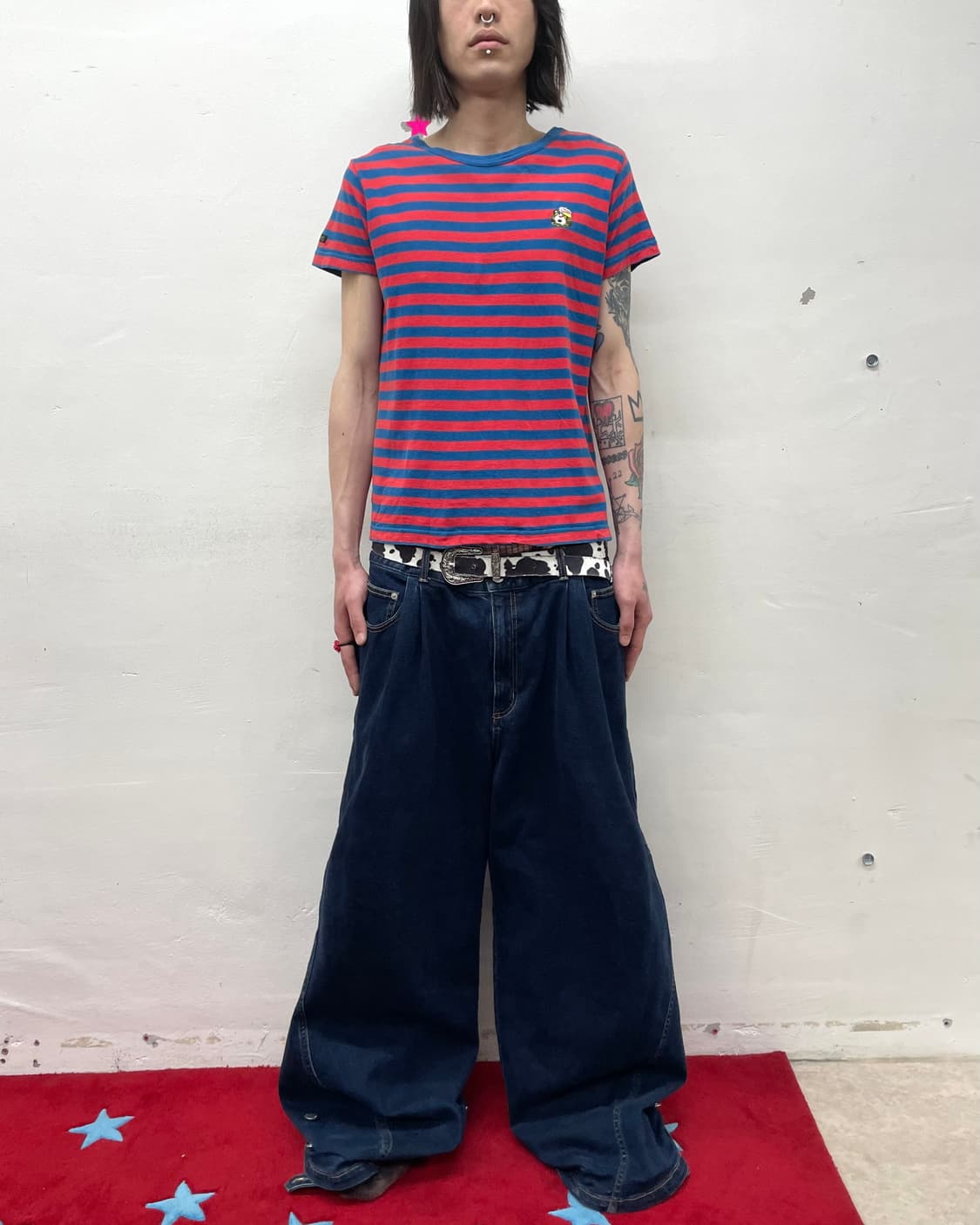 Jam Stripe Bear T-shirt 상품이미지3