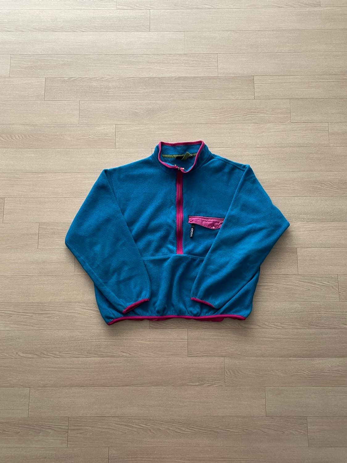 90s 파타고니아 집업 신칠라 블루 핑크 플리스  patagonia 상품이미지1