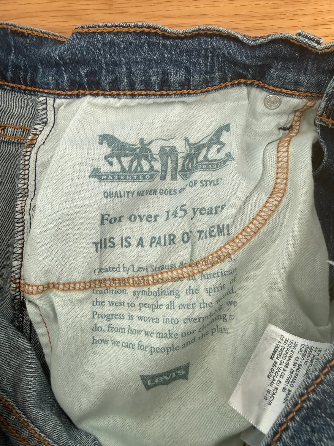 리바이스(Levi's) 502 데님 팬츠 상품이미지7